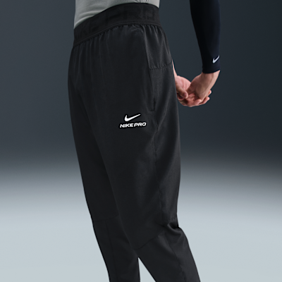 (取寄) ナイキ メンズ プロ トレーニング ドライ-フィット パンツ Nike men Pro Training Dri-fit Pants Black/White Nike Pro Training Men's Dri-FIT Pants. Nike JP